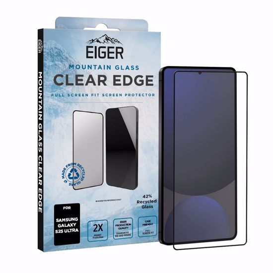 Picture of Eiger Eiger Mountain Glass CLEAR EDGE Screen Protector GRS for Samsung S25 Ultra
